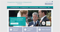 Desktop Screenshot of hamiltonweddings.ca
